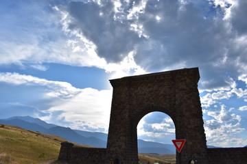 Roosevelt Arch, Yellowstone National Park, Architecture, Montana, Landmarks