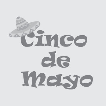 Illustration Holiday Celebration Banner for Cinco De Mayo . Vector