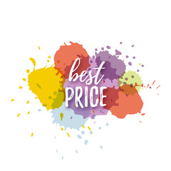 Best price vector poster.