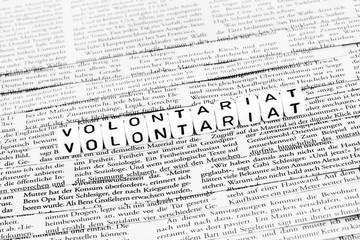 Obraz premium Volontariat