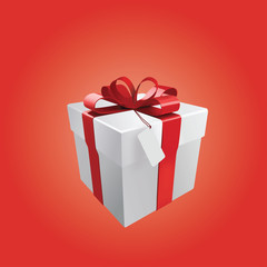 Realistic Giftbox Vector