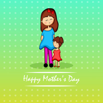 Illustration of background for Mother's Day