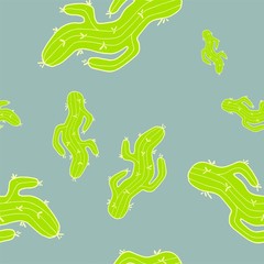cactus seamless pattern design