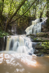 Fototapeta na wymiar Karura Forest Waterfall in Nairobi, Kenya