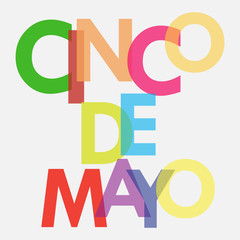 Illustration Holiday Celebration Banner for Cinco De Mayo . Vector