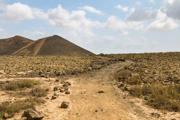 Malpais de Bayuyo in Fuerteventura, Spain