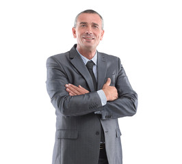 portrait of a successful businessman.i