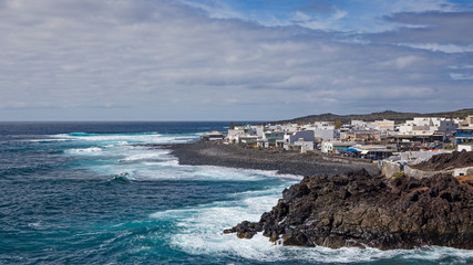 Fototapeta na wymiar Lanzarote, El Golfo