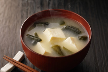 味噌汁　Japanese miso soup