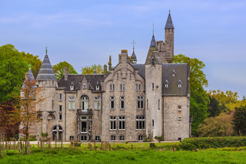 Fototapeta na wymiar Bornem Castle in Belgium
