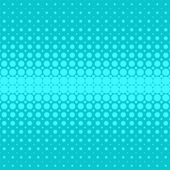 Fototapeta na wymiar Light blue abstract halftone dot pattern background - vector graphic design from circles in varying sizes