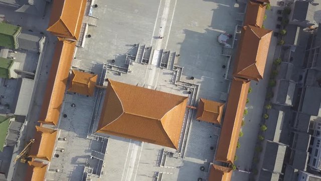 temple aerial 4k