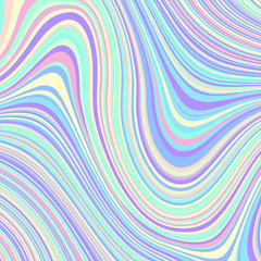 Abstract vector pattern. Curved wavy psychedelic irregular lines. Pattern based on fractal image.