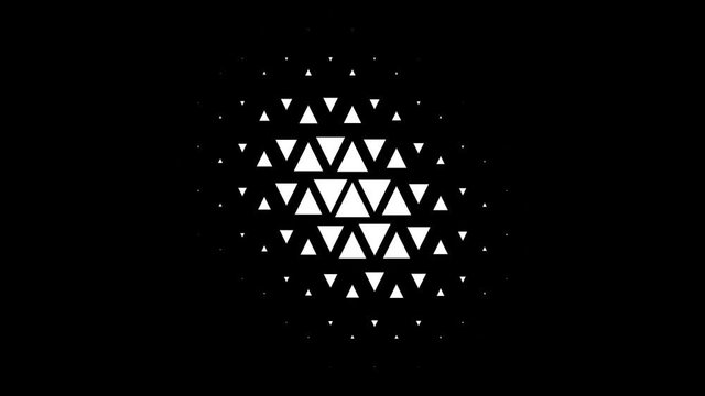 28 transition masks. Triangular geometric texture for trendy business presentation.