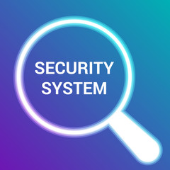 Magnifying Optical Glass With Words Security System