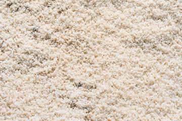 High detailed background from sea salt, directly above.