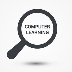 Magnifying Optical Glass With Words Computer Learning