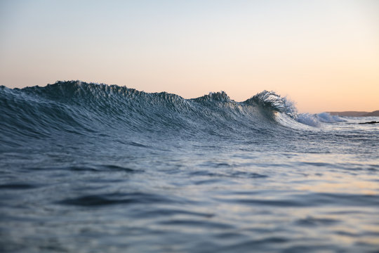 Sunlight on ocean waves