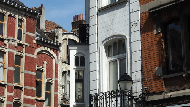 Brüssel: Schöne Altbaufassaden der Jahrhundertwende