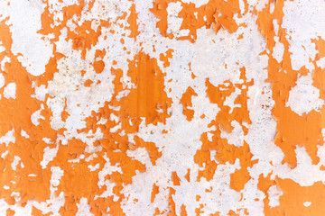 Rust on metal, old shabby metal wall dilapidated, texture