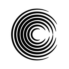 Abstract round shape