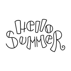 Handwritten calligraphy quote card or poster. Hand drawn brush ink lettering.