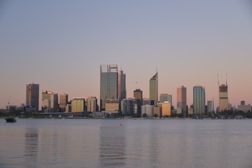 Fototapeta premium Perth wgląd nocy z południowego Perth
