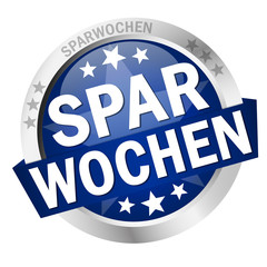 Button with Banner Sparwochen