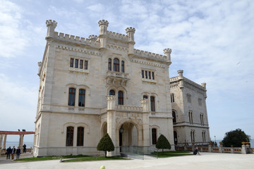 Fototapeta na wymiar Le château de Miramare