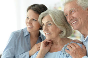 happy family portrait 