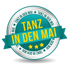 Tanz in den Mai Feiertag web Button.