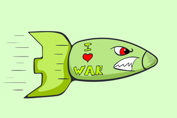 Evil military warhead