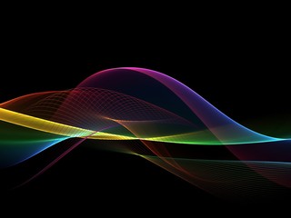 Elegant Abstract Colorful Wave 