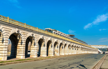 Obraz premium The Pont de Bercy, a bridge over the Seine in Paris, France