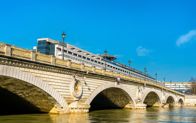 Fototapeta premium The Pont de Bercy, a bridge over the Seine in Paris, France
