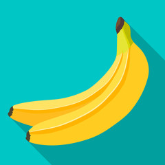 Vector banana flat design