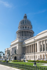 Obraz premium Famous National Capitol (Capitolio Nacional) building. The National Capitol Building was the seat of government in Cuba until the Cuban in 1959.