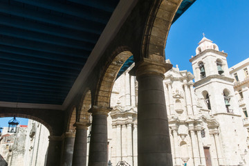 San Cristobal Cathedral, the Havana Cathedral, in Old Havana, Cuba