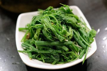 Stir-Fried Sayate Wish Salted Soya Bean