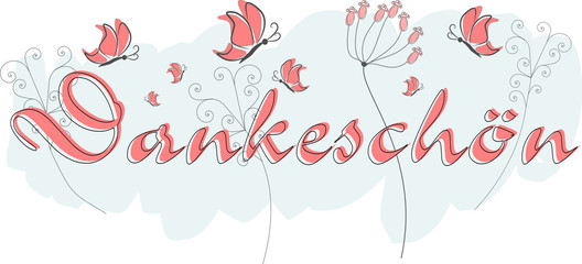 Dankesch&ouml;n - Gru&szlig;karte