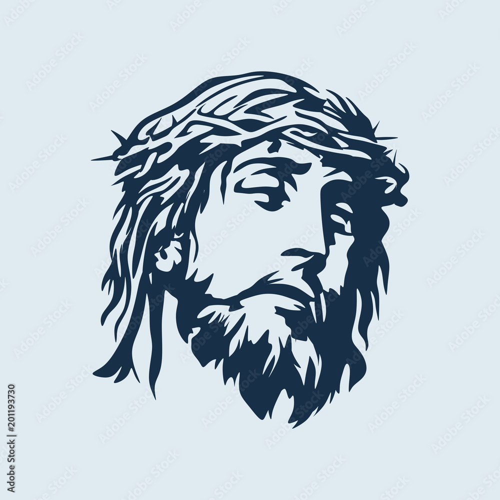 Wall mural face of the lord jesus christ - Wall murals