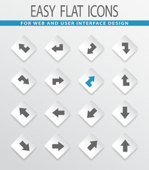 Arrows icons set