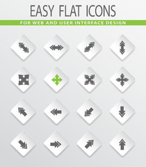 Arrows icons set