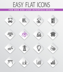 Industry icons set