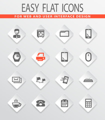 Office icons set