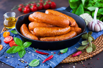 bbq sausages