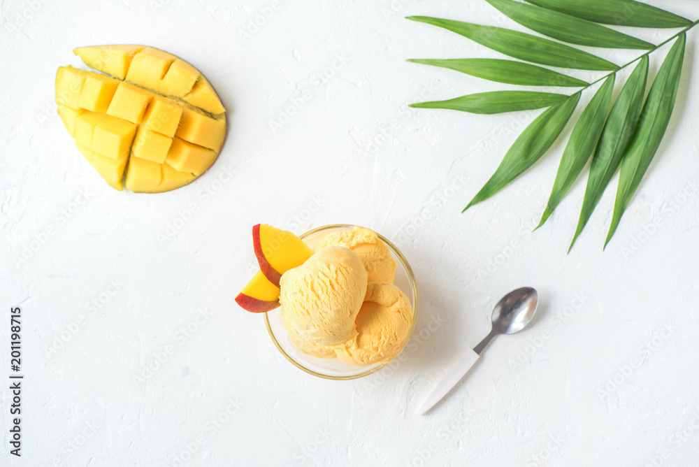 Wall mural Mango Ice Cream