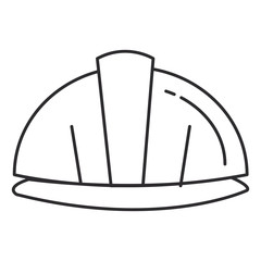 helmet construction isolated icon vector illustration design