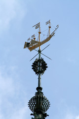 Tower of the City hall of Veere