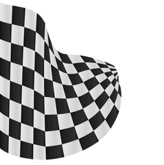 checkered flag background vector race design